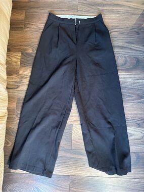 Oak and Fort Brown Wide Leg Trousers